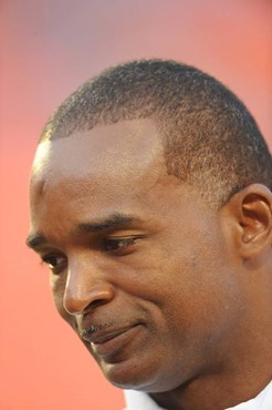 University of Miami Hurricanes head coach Randy Shannon on the sidelines in a game against the Georgia Tech Yellow Jackets at Land Shark Stadium on...