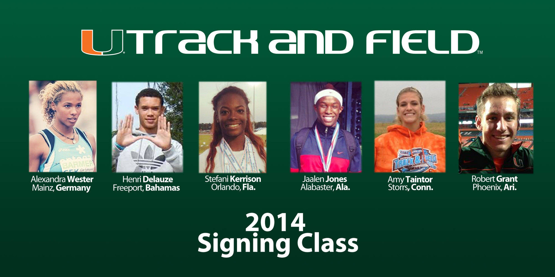 @MiamiTrack Signs Six Future Canes