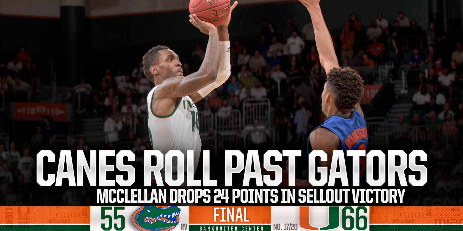 Canes Roll Past Gators