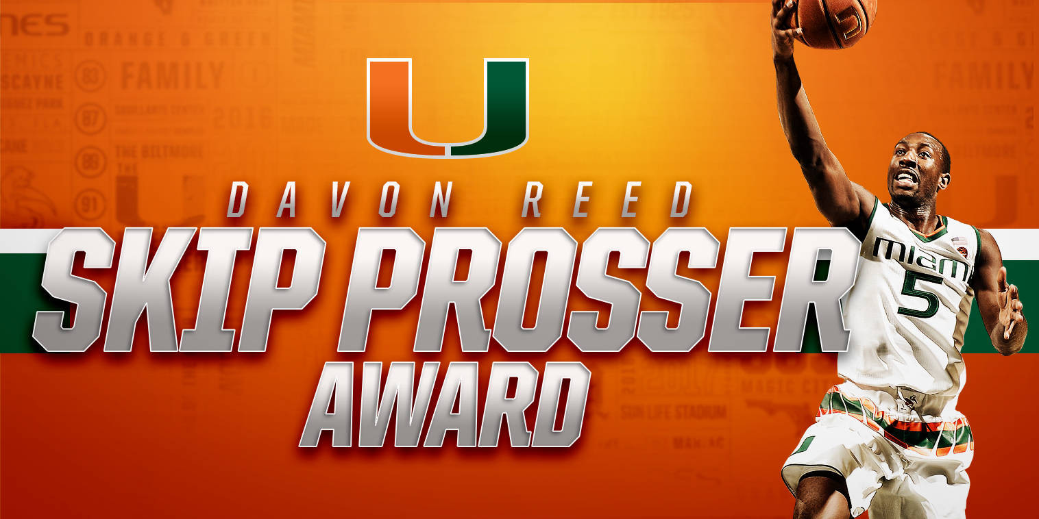 Reed is Recipient of ACC’s Skip Prosser Award