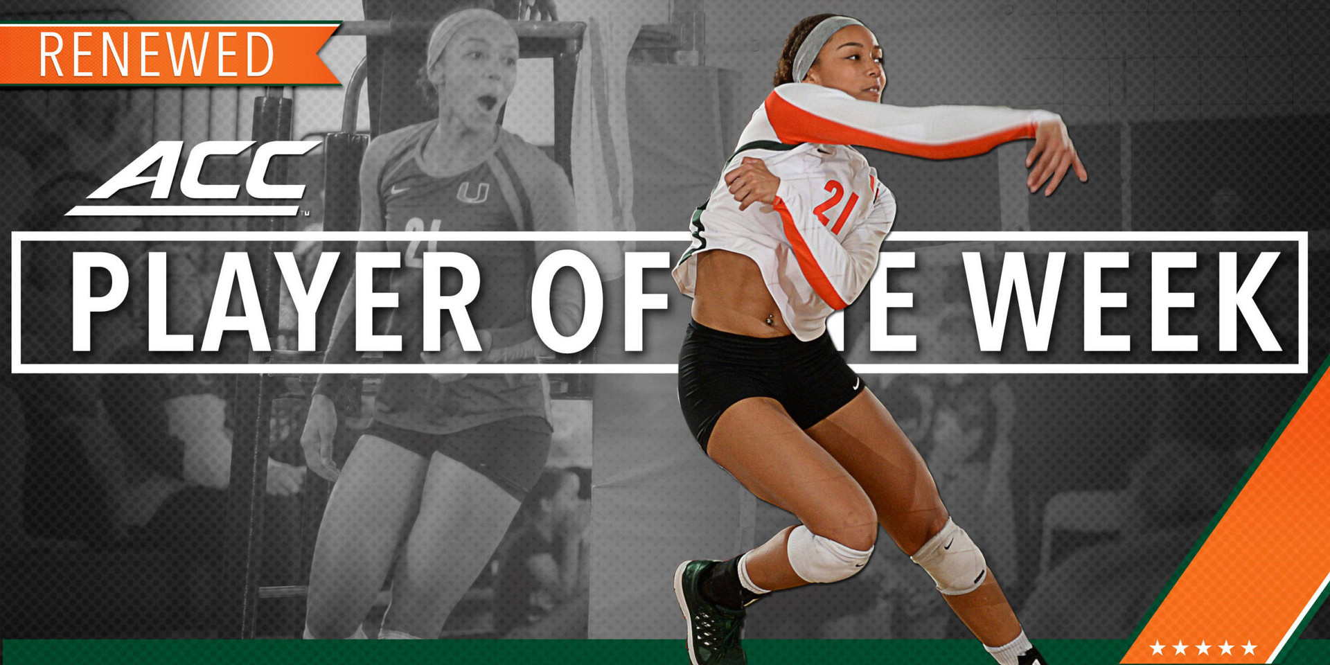 @CanesVB's Savanah Leaf Named ACC POTW