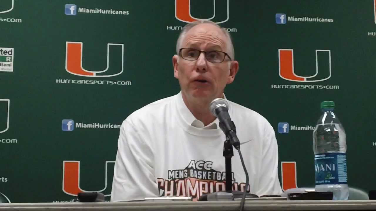 Coach Jim Larranaga Part One - March 9, 2013