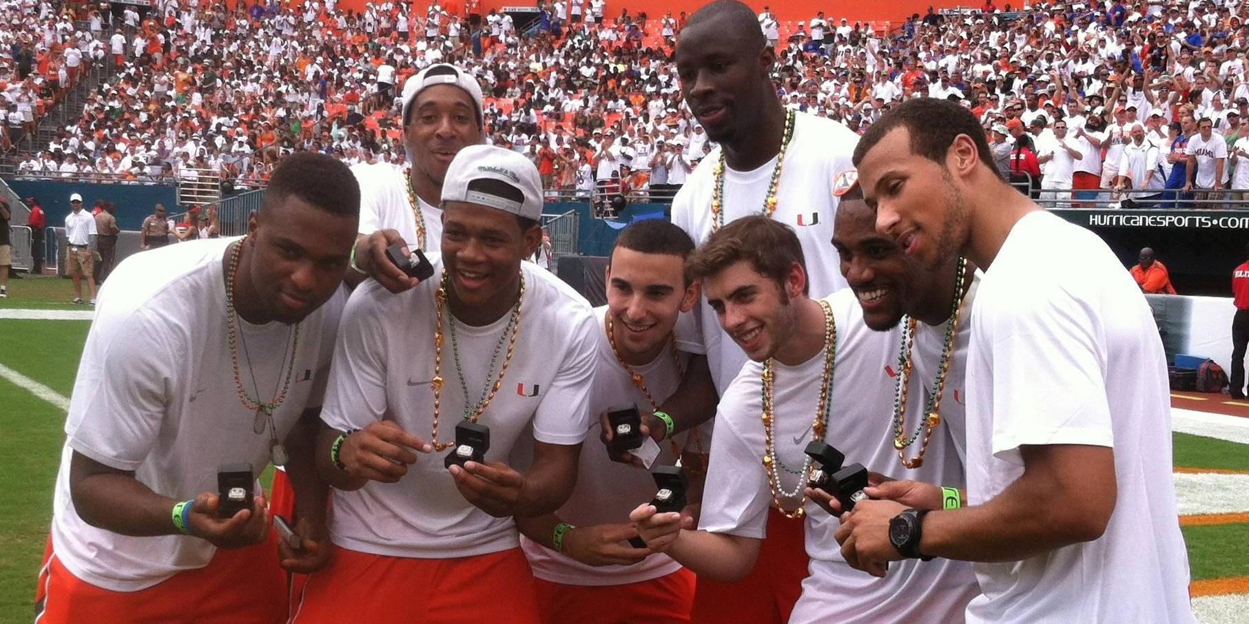 @CanesHoops Presented Championship Rings