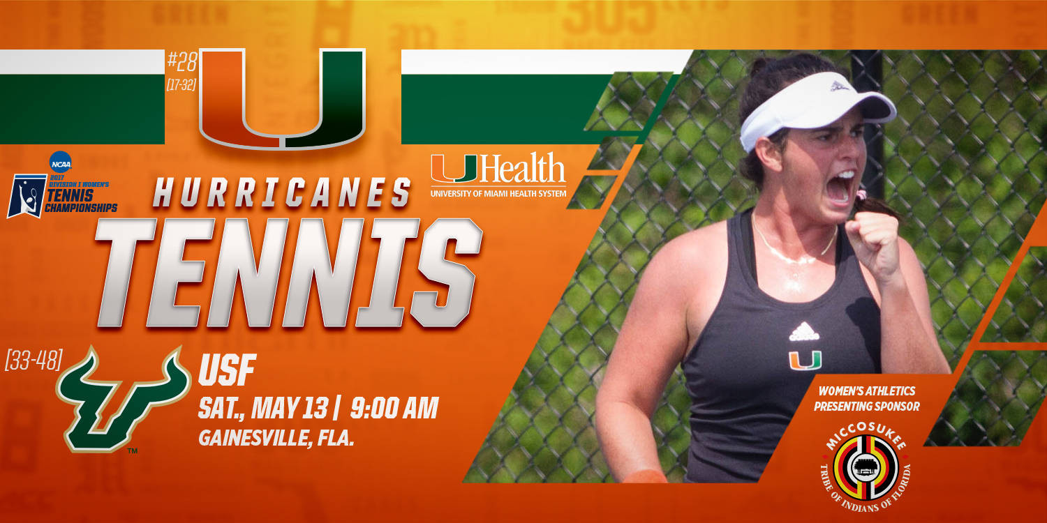 @CanesWTennis Opens NCAA Championship against USF