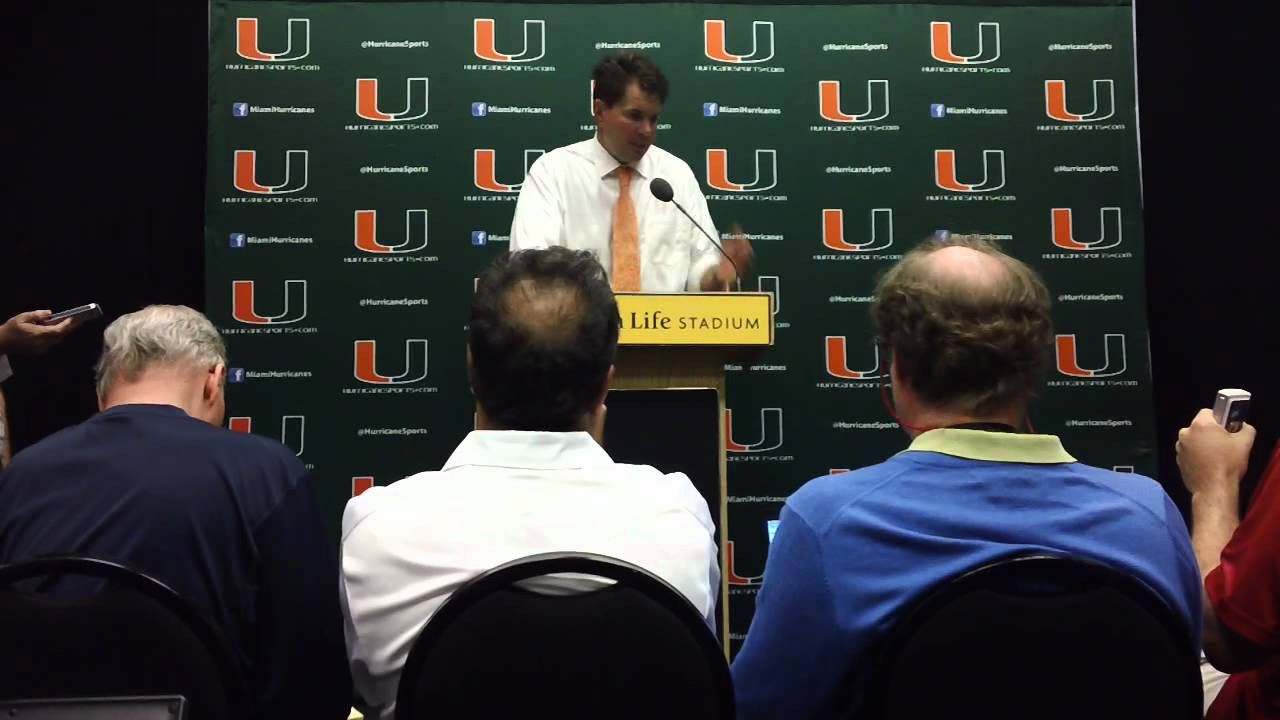 Miami-North Carolina Postgame: Al Golden