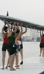 Miami's JV 8 Wins the Women's JV Petite Race at the San Diego Crew Classic