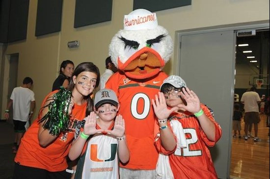 Canes Carnivale at the Bank United Center-Fieldhouse on August 28, 2010 was the first annual event where fans, players and coaches could meet and...