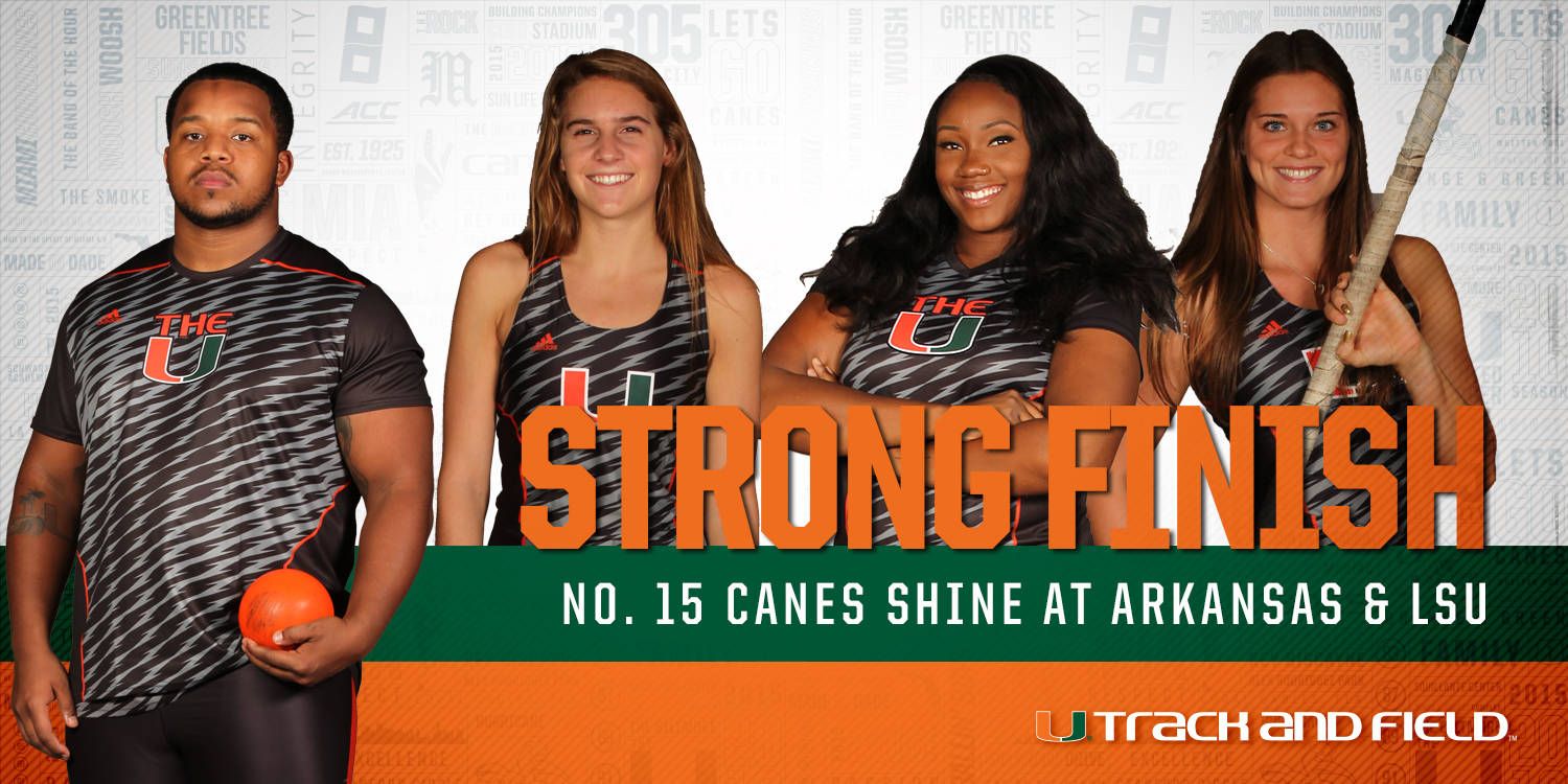 No. 15 @CanesTrack Shines at Tyson and LSU