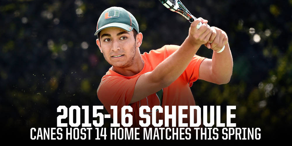 Men's Tennis Announces 2015-16 Schedule