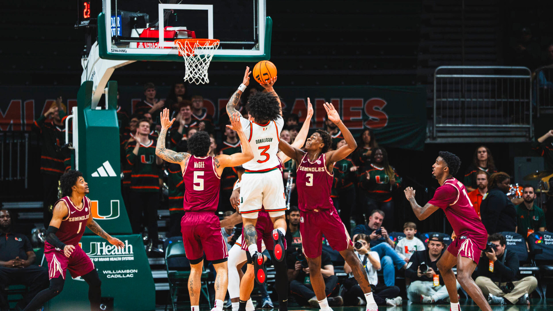 Miami Drops 65-63 Contest to Florida State
