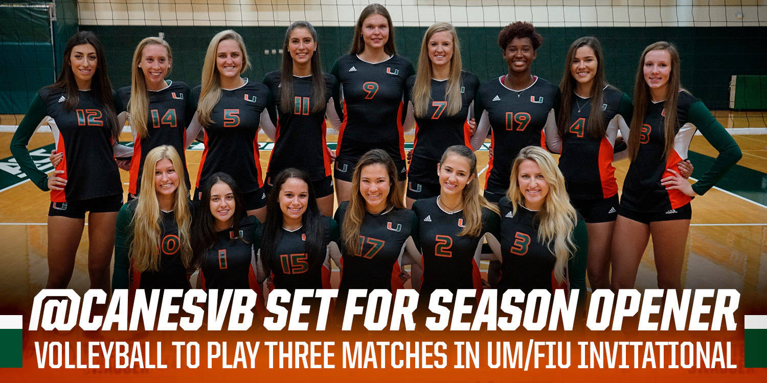 @CanesVB Ready for UM/FIU Invitational