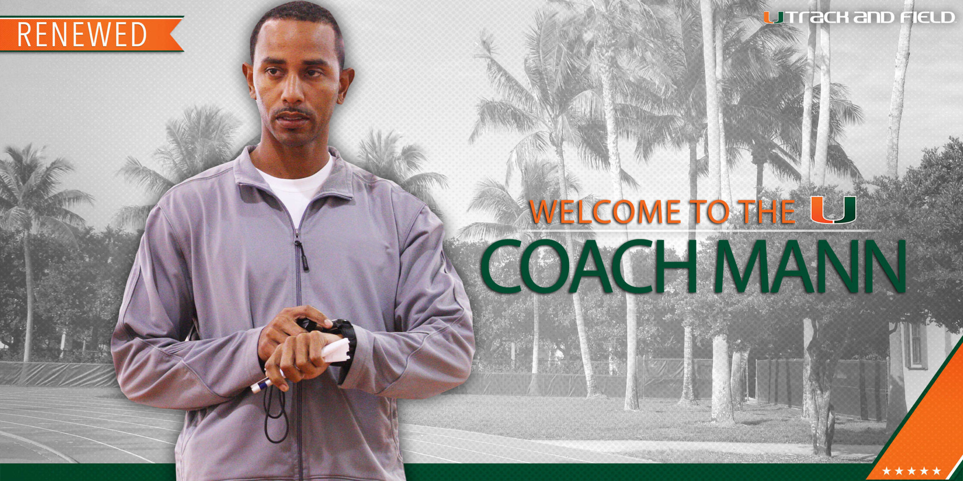 Adrain Mann Joins @MiamiTrack Coaching Staff