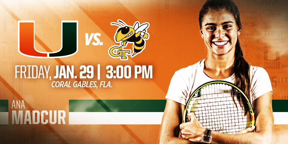 @CanesWTennis Opens ACC Play vs. Georgia Tech