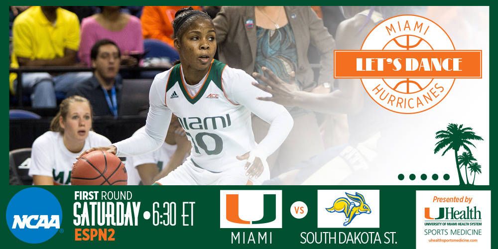 @CanesWBB Meets South Dakota St. in NCAA Round One