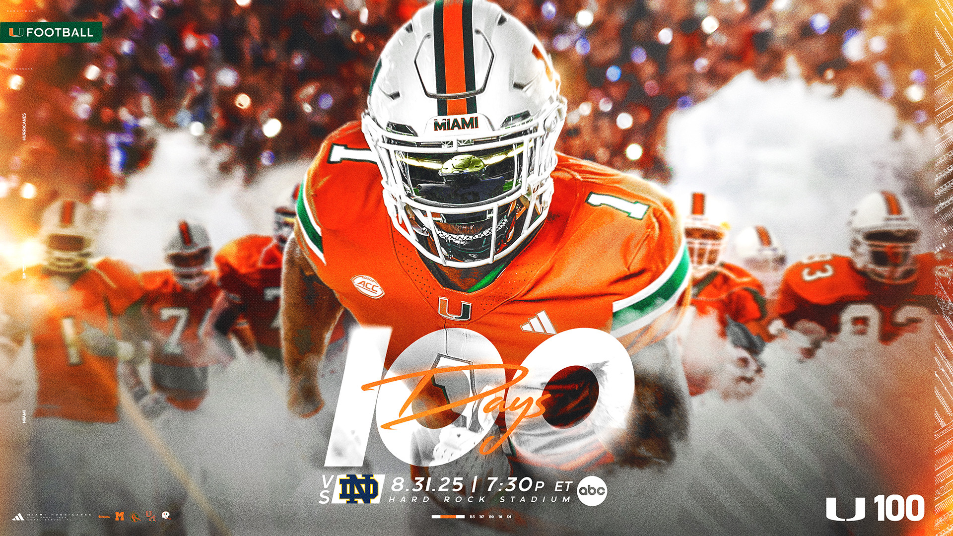 🚨 100 Days Until Kickoff!