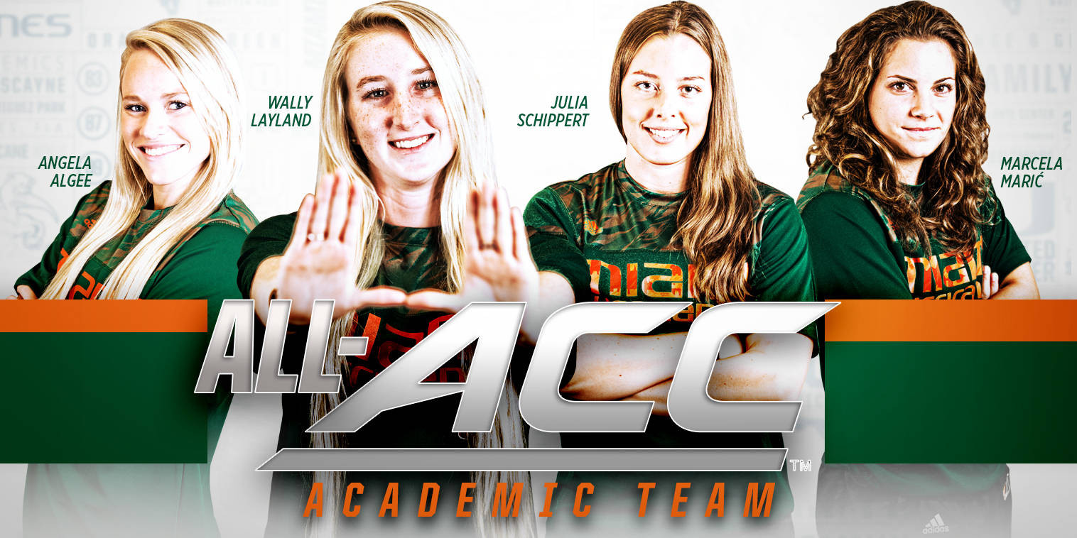 Four Hurricanes Named to All-ACC Academic Team