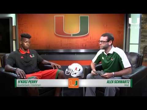 One on One with N'Kosi Perry | Canes Football
