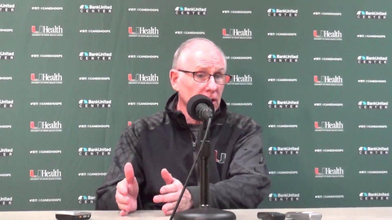 Coach L Talks Pregame Versus NC State (Jan. 21)