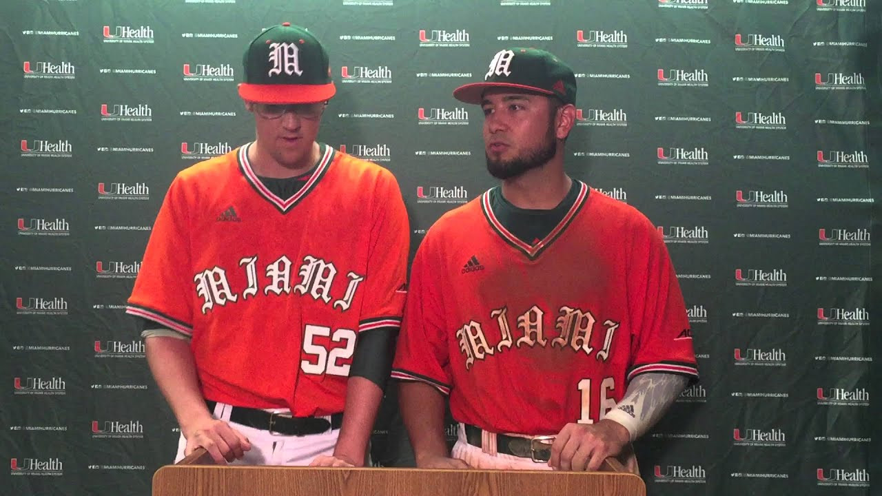 Canes Baseball | Frankie Bartow & Edgar Michelangeli | 3.27.16