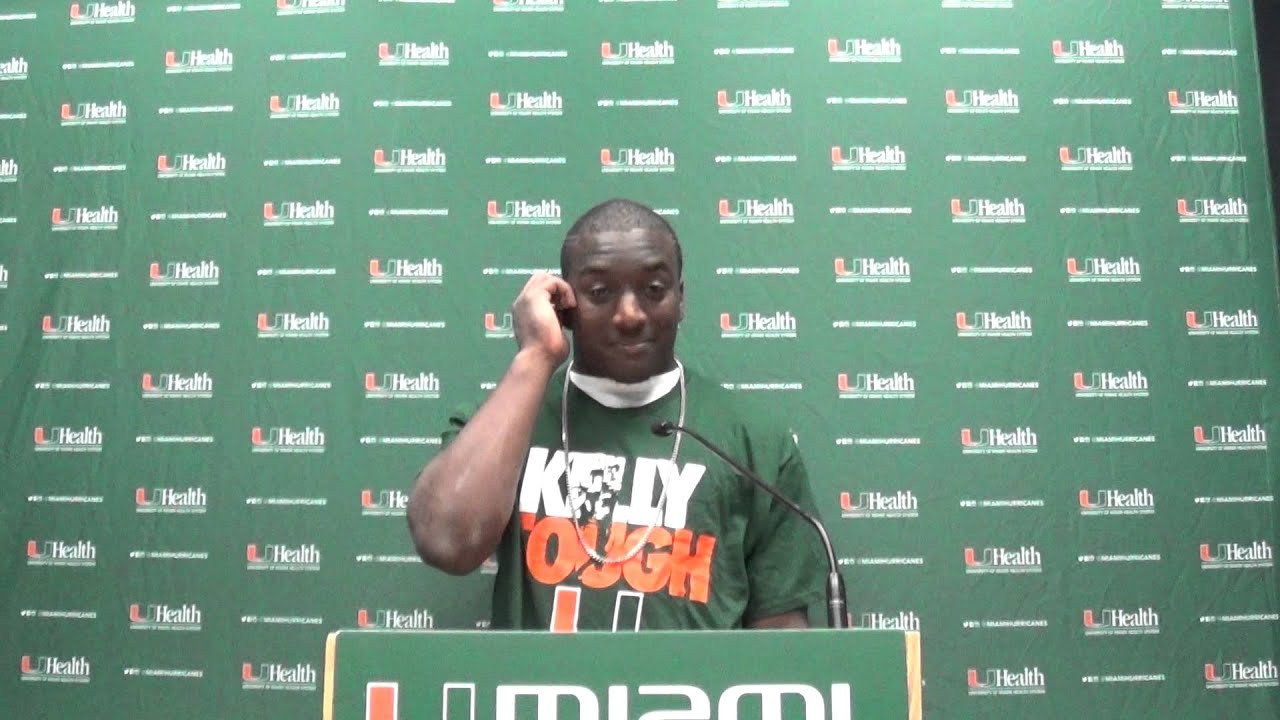 Running Back Duke Johnson - Postgame UNC (Nov. 1)