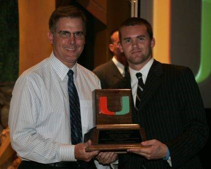 2007 UM Football Awards Ceremony on December 2, 2007 at Jungle Island