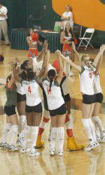 Three Miami Volleyball Players Earn All-ACC Academic Honors