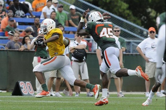 2011 Miami Hurricanes Spring Football @ Lockhart Stadium