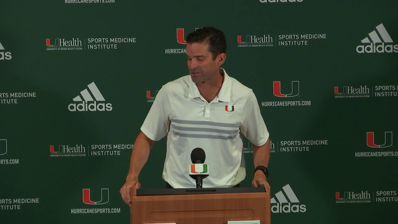 Manny Diaz | Press Conference | 10.7.19