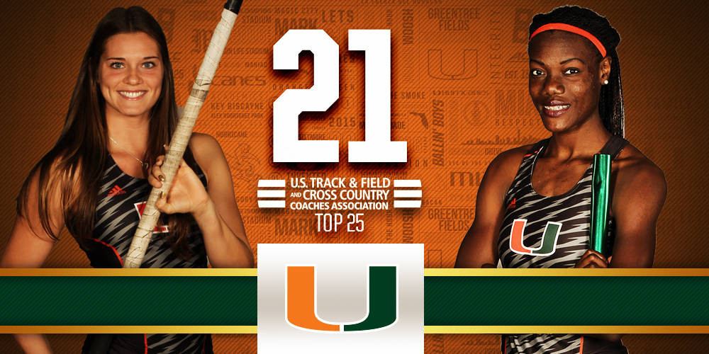 @CanesTrack Women Ranked 21st by USTFCCCA