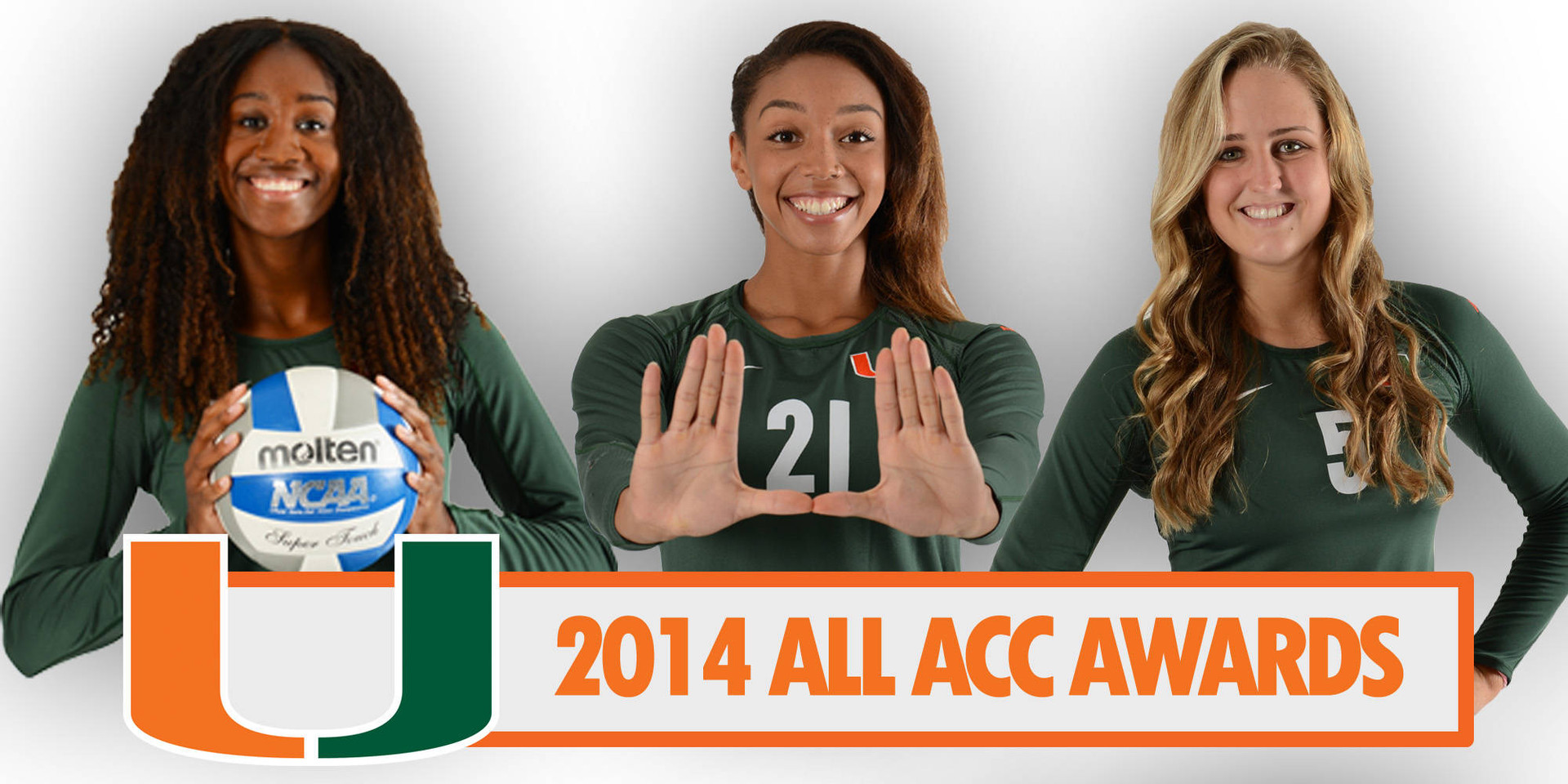 @CanesVB Earns Six 2014 ACC Awards