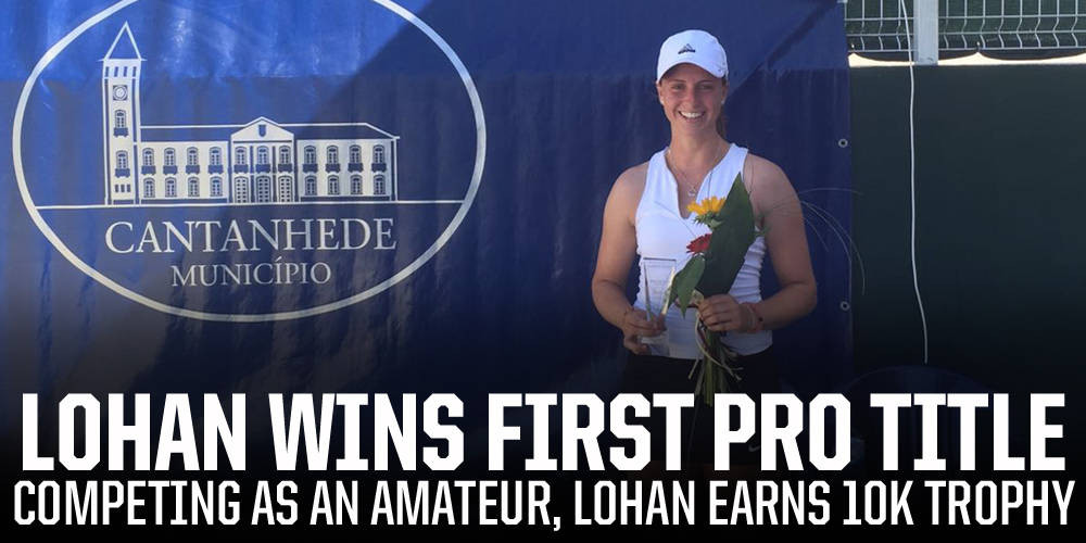 Lohan Wins 10K Singles Tournament in Portugal