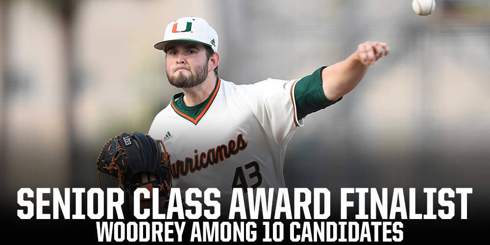 Woodrey One of 10 Finalists for Senior CLASS Award