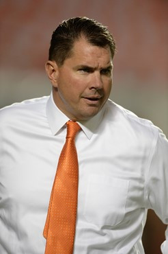 Al Golden and the University of Miami Hurricanes take on the Florida State Seminoles at Sun Life Stadium on November 15, 2014. Photos by Steven &...