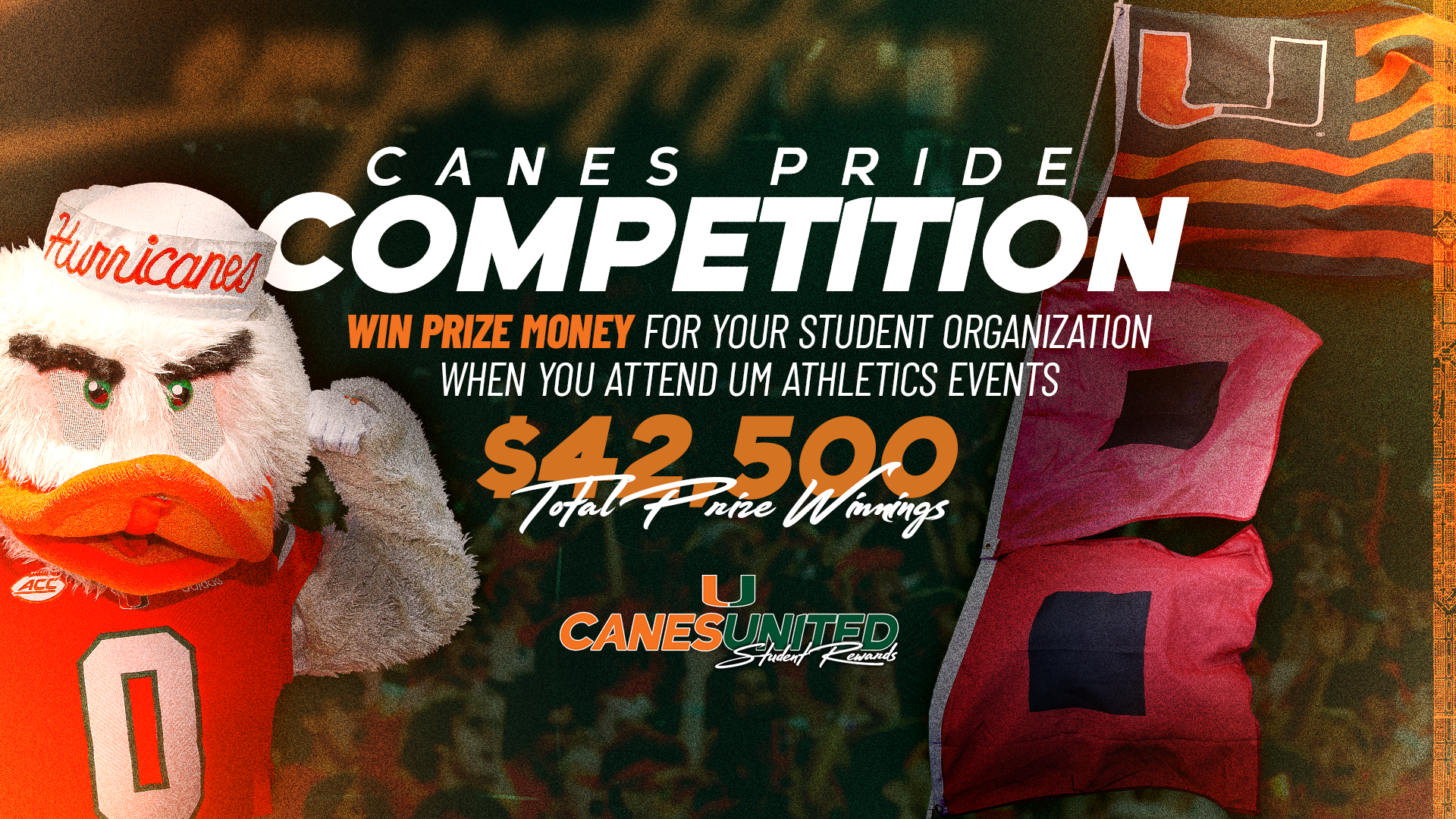 Miami Athletics Announces Canes Pride Student Organizations Competition