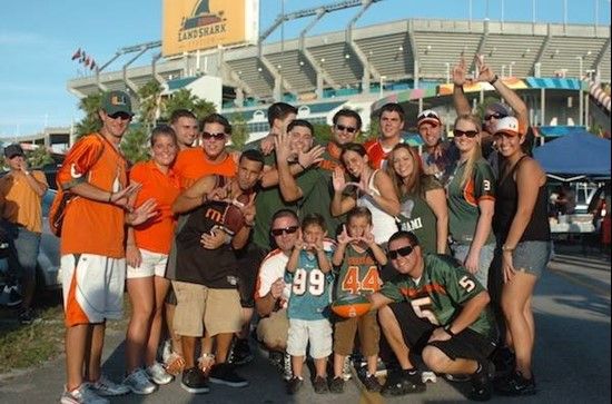 Tailgating at Land Shark Stadium before a game against the Florida A&M Rattlers at Land Shark Stadium on October 10, 2009.  Photo by Steven Murphy,...