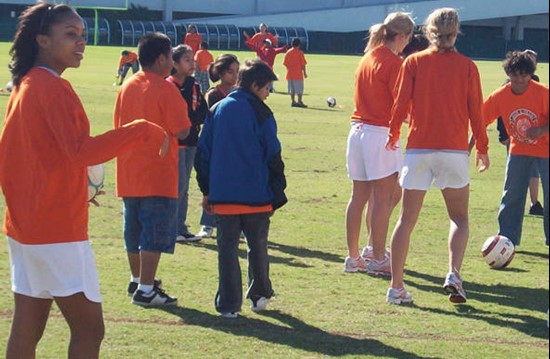 Miami Dade Police Department P.A.L. University of Miami Soccer Clinic