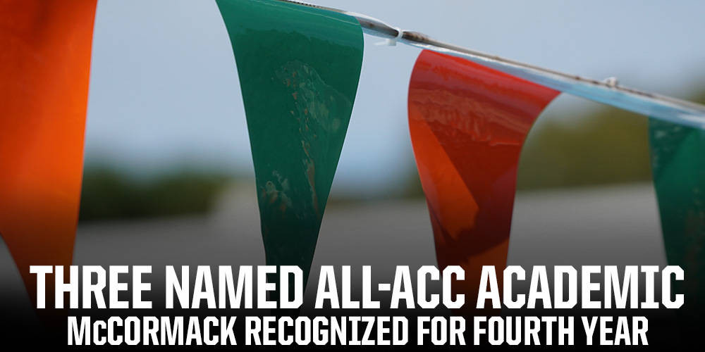 Three from @CanesSwimDive Named All-ACC Academic