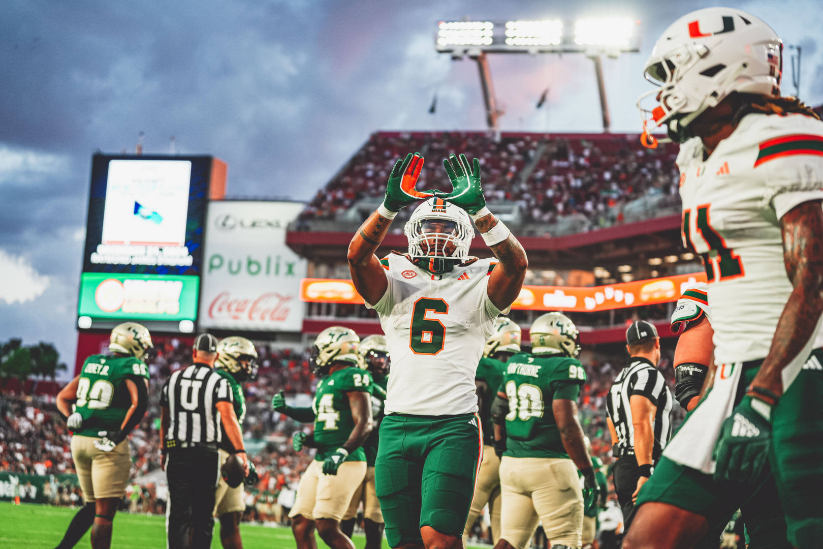 Canes Corral Bulls in Tampa