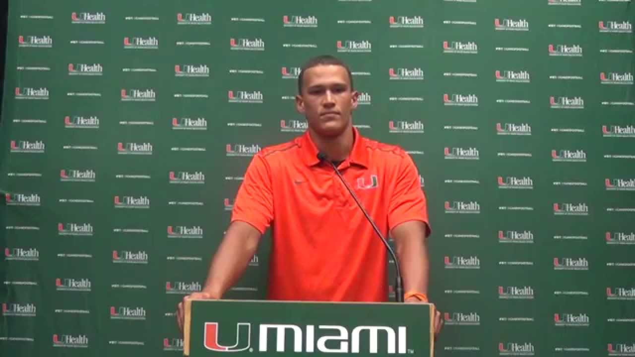 Quarterback Brad Kaaya - Arkansas State Postgame (Sept. 13)