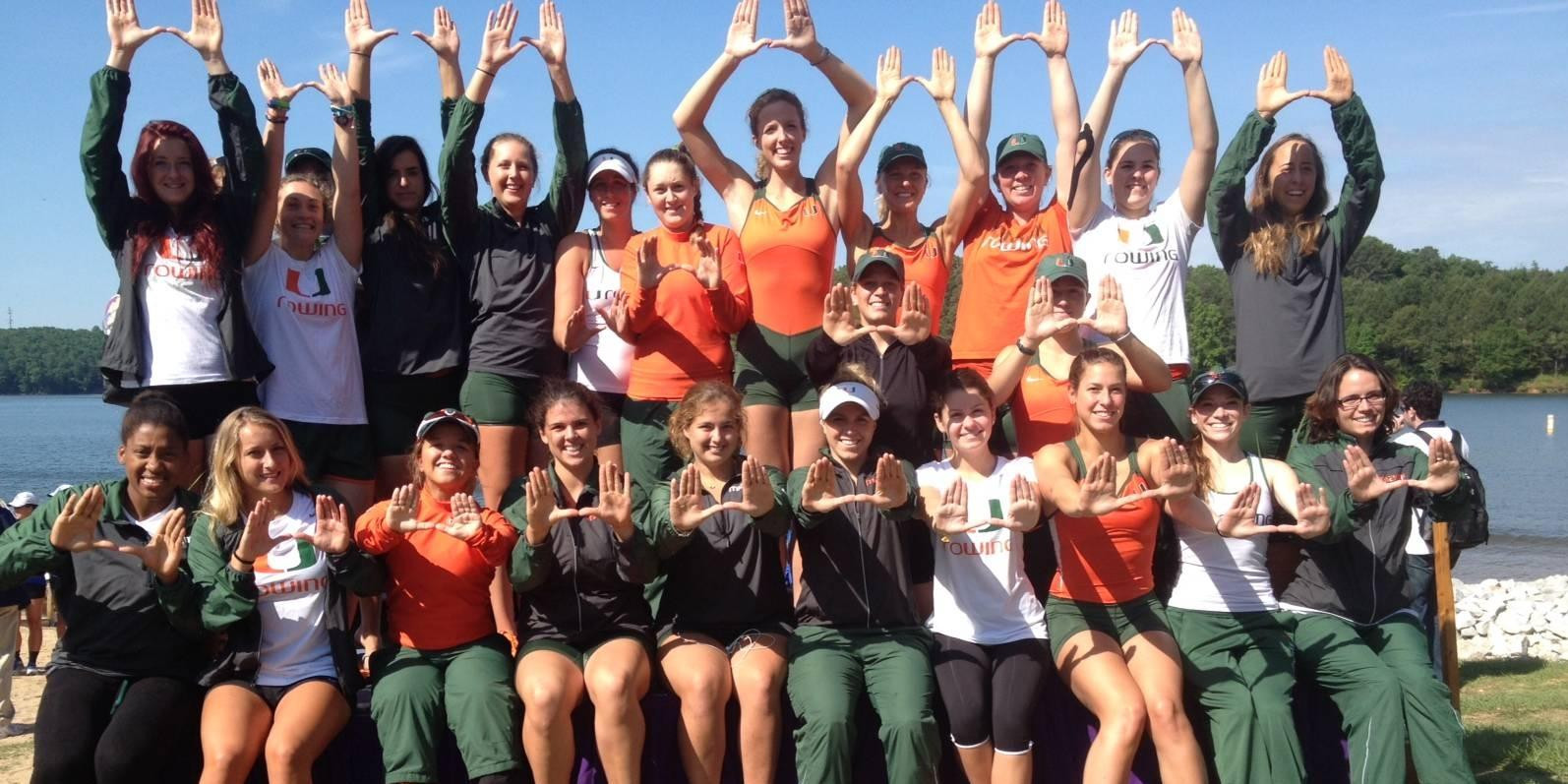 @CanesRowing Battles at ACC Championship