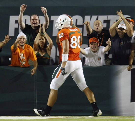 No. 17 Miami vs. No. 8 Oklahoma Oct. 3 2009 University of