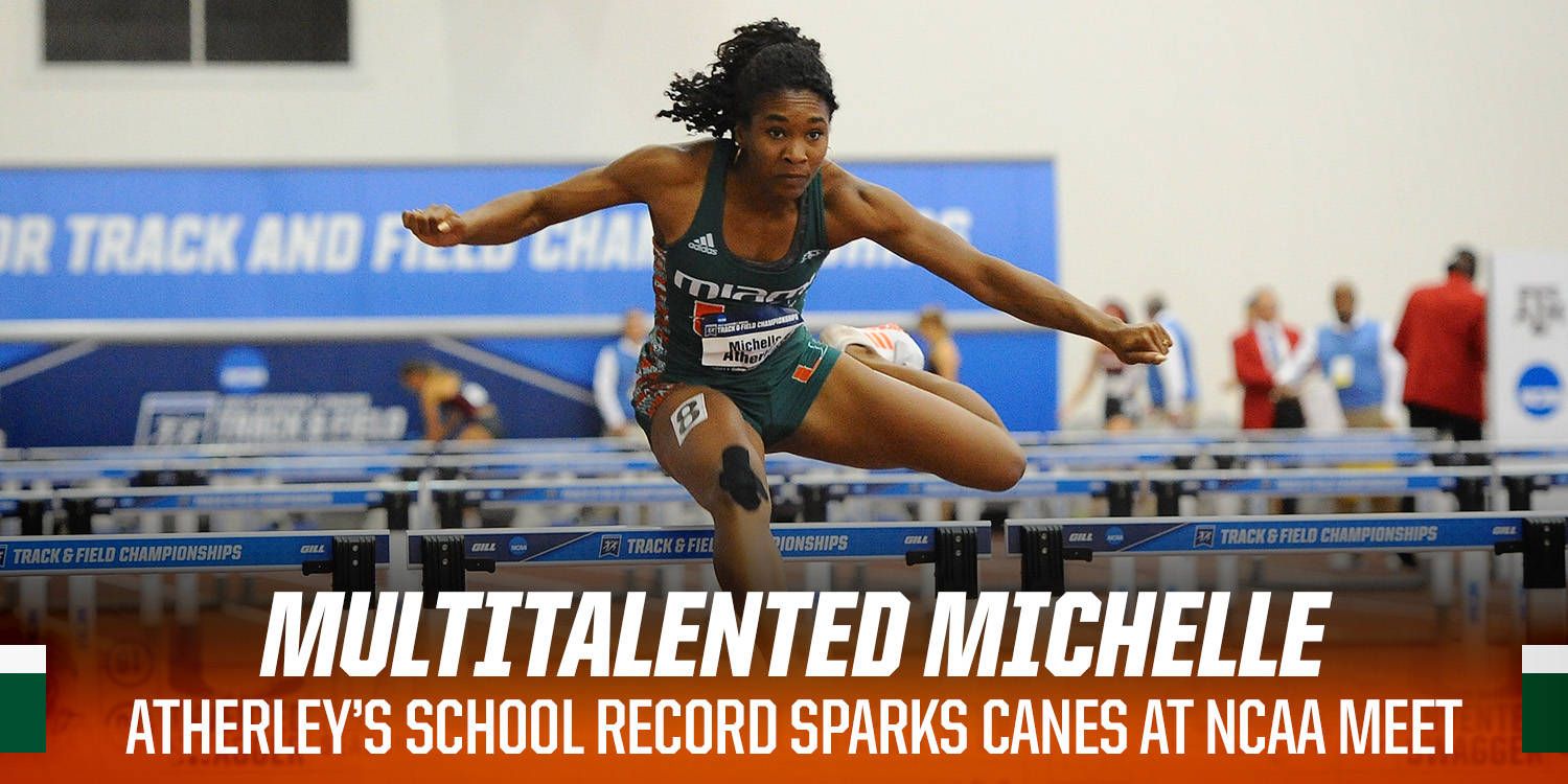 Atherley’s School Record Sparks Canes at NCAA Indoor Championships