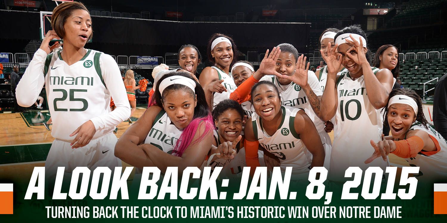 Two Years Ago: @CanesWBB 78, No. 4 Notre Dame 63