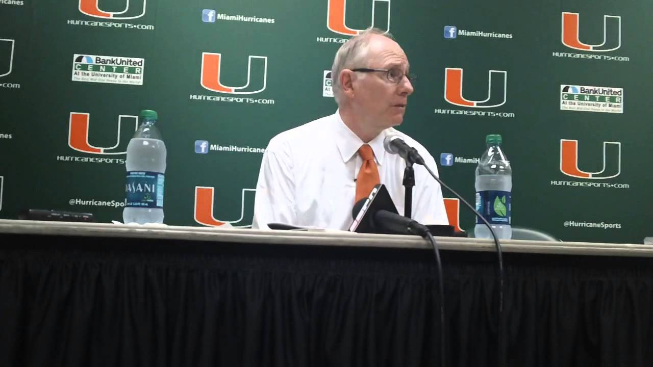 Coach Jim Larranaga Duke Postgame - Jan. 23, 2013