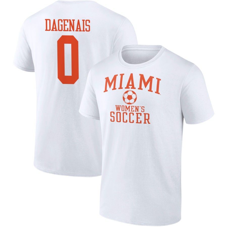 Men's Fanatics Branded White Miami Hurricanes Soccer T-Shirt