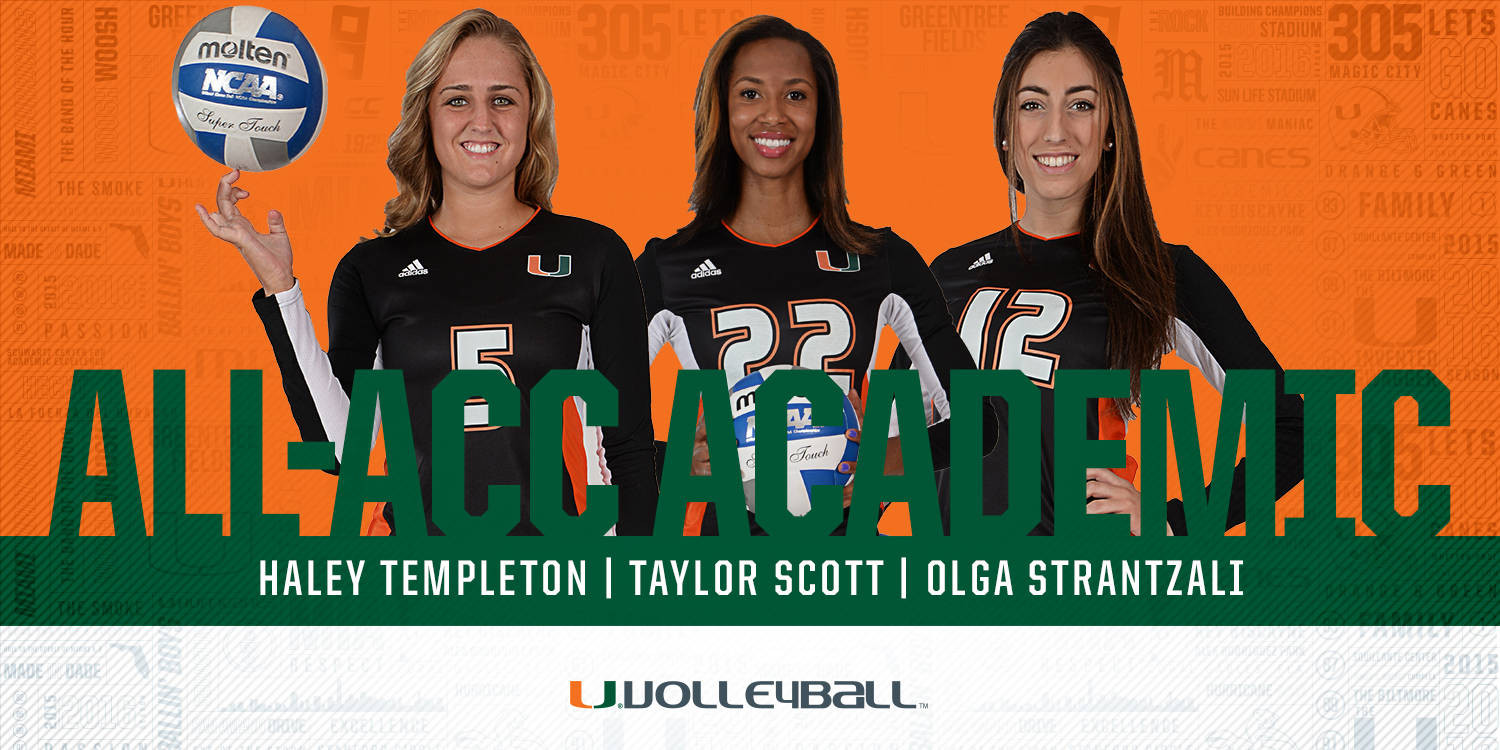 @CanesVB has Three Named All-ACC Academic