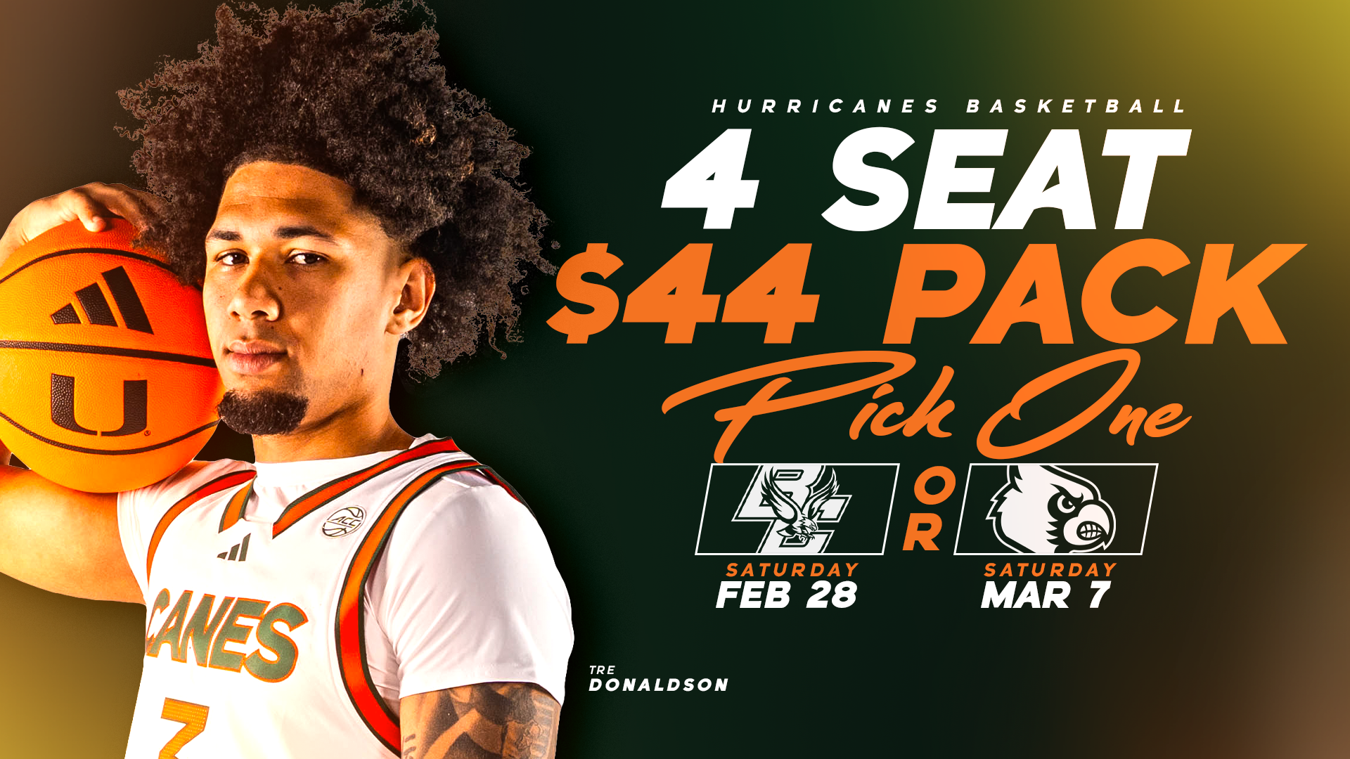 Get 4 Tickets for $44 for the Final Two Home Games