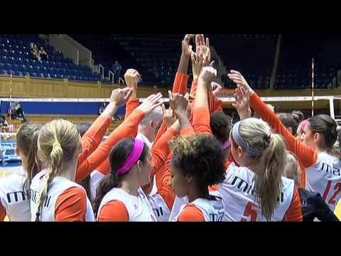 @CanesVB Wins Five-Set Thriller at Duke