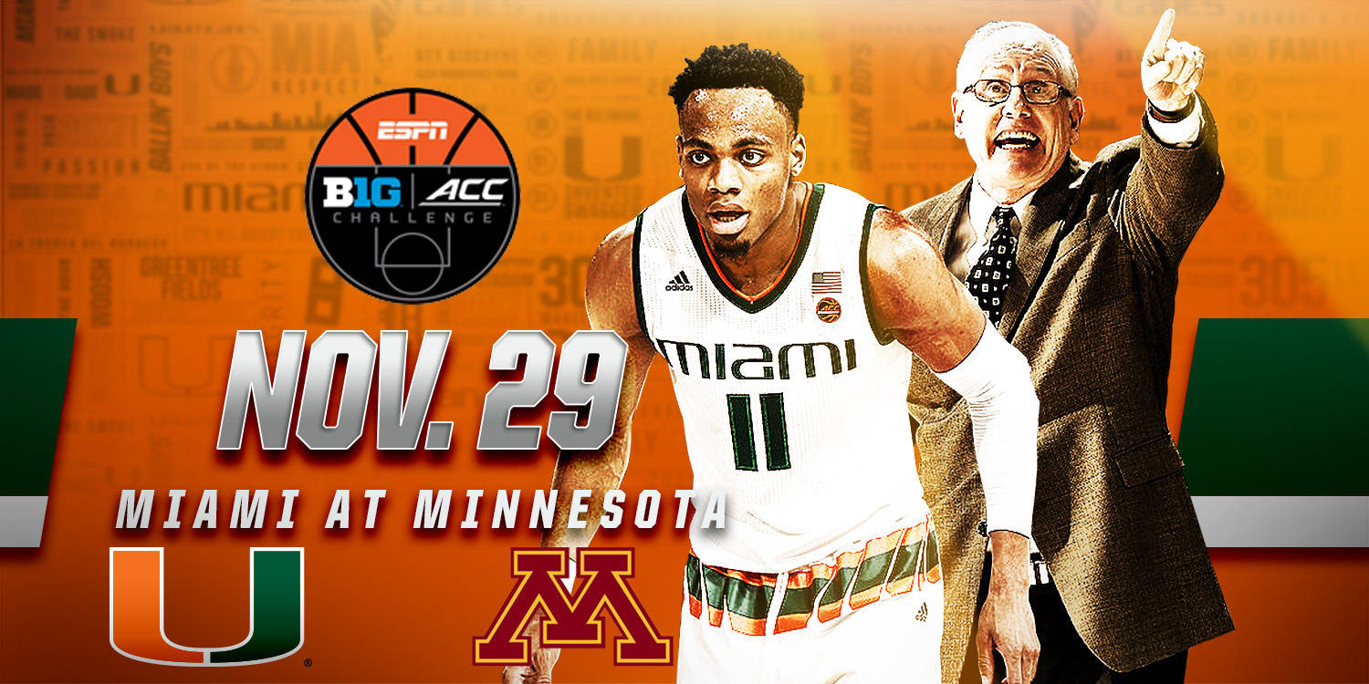 Canes-Gophers Hoops Set for Nov. 29