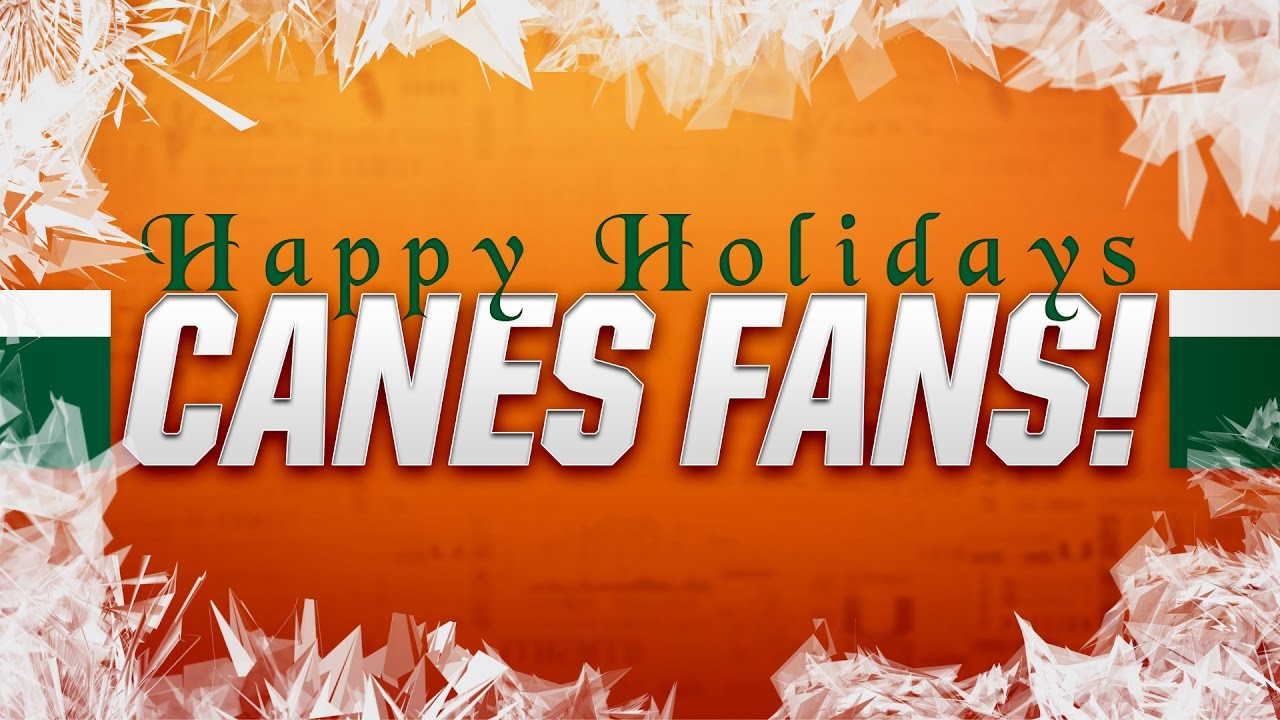 Happy Holidays from Miami Hurricanes Athletics